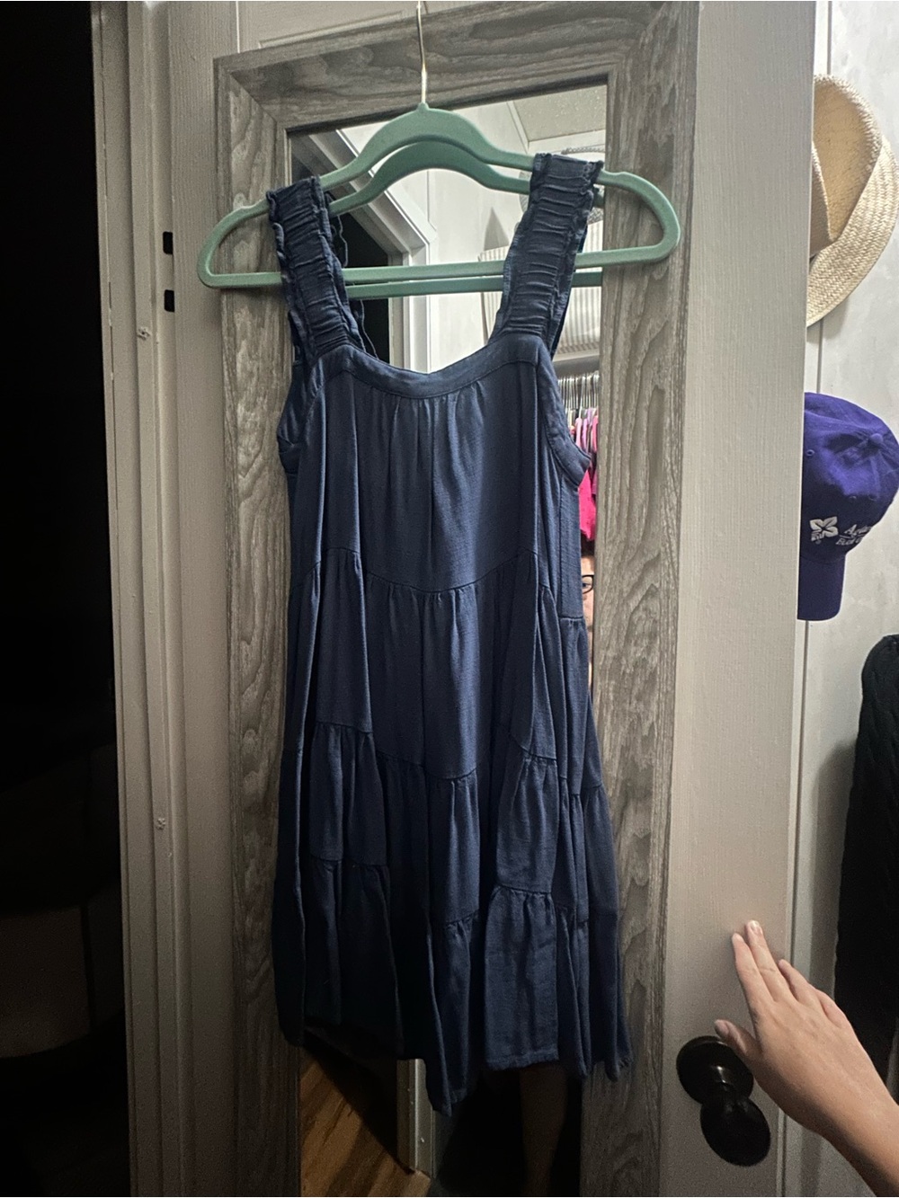 Women’s Navy Tiered Sundress
